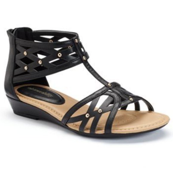 Sole SenseAbility Shoes - *SOLD* Sole (Sense)Ability Comfort Wedge Gladiator Sandal